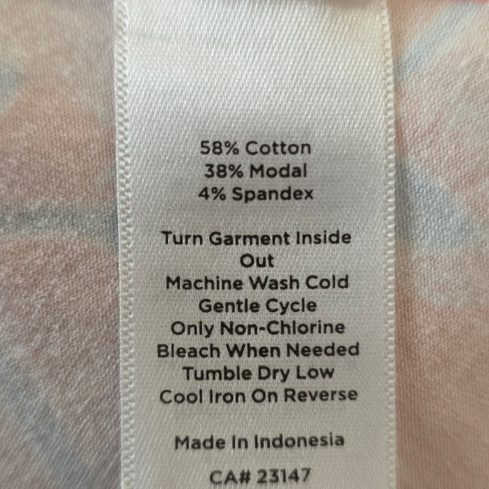 Talbots Womens 1X Floral Sleeveless Twist Back Keyhole Dress Multi Color Cotton - Picture 10 of 10